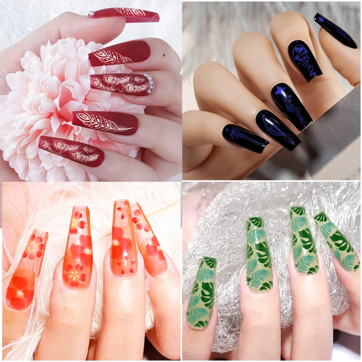 Biutee nail art kit components including storage bag