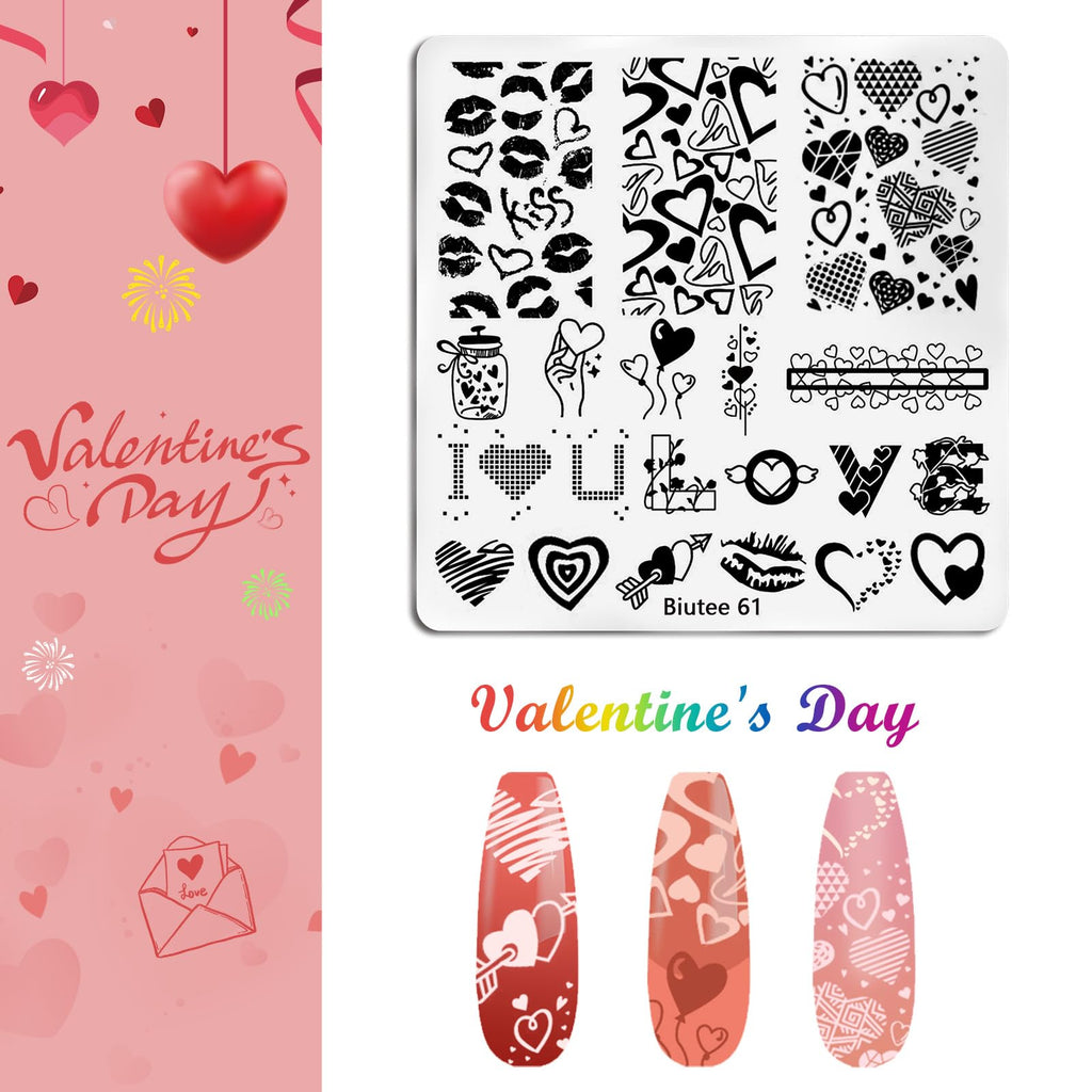 Professional nail stamping results using Biutee plates