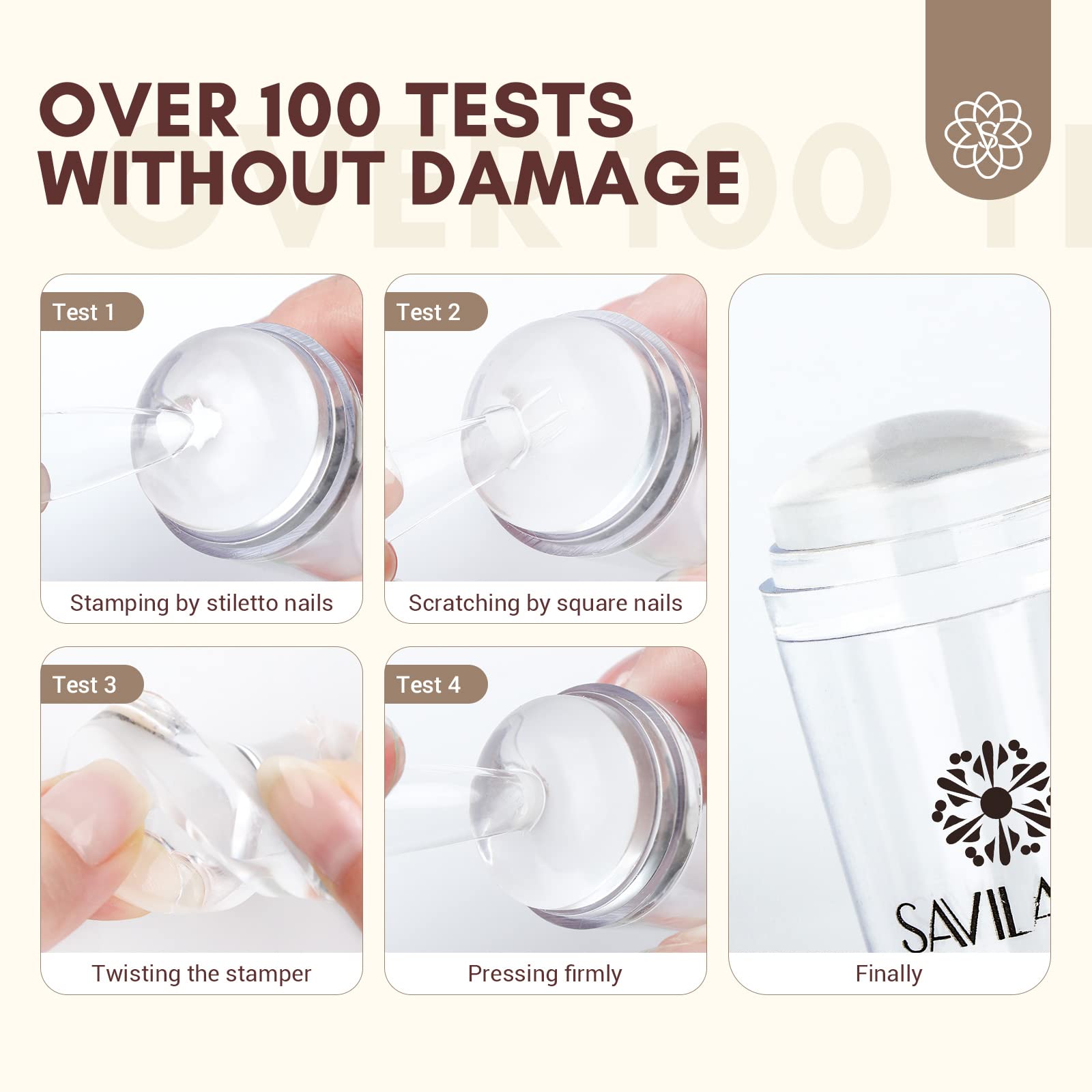Saviland nail art scraper tools