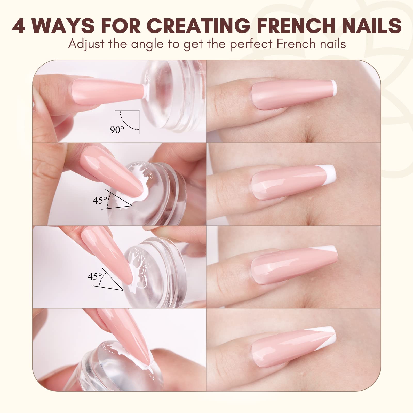 Professional nail art stamping kit components