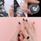 Arcjunys nail art kit with scraper and brushes