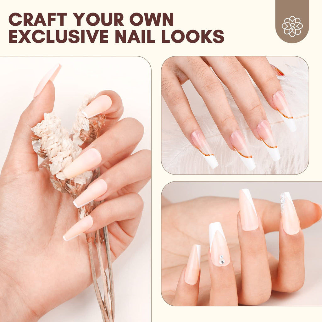 DIY French manicure tool set for home use