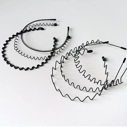 Pack of six Kelubatu durable metal hair accessories
