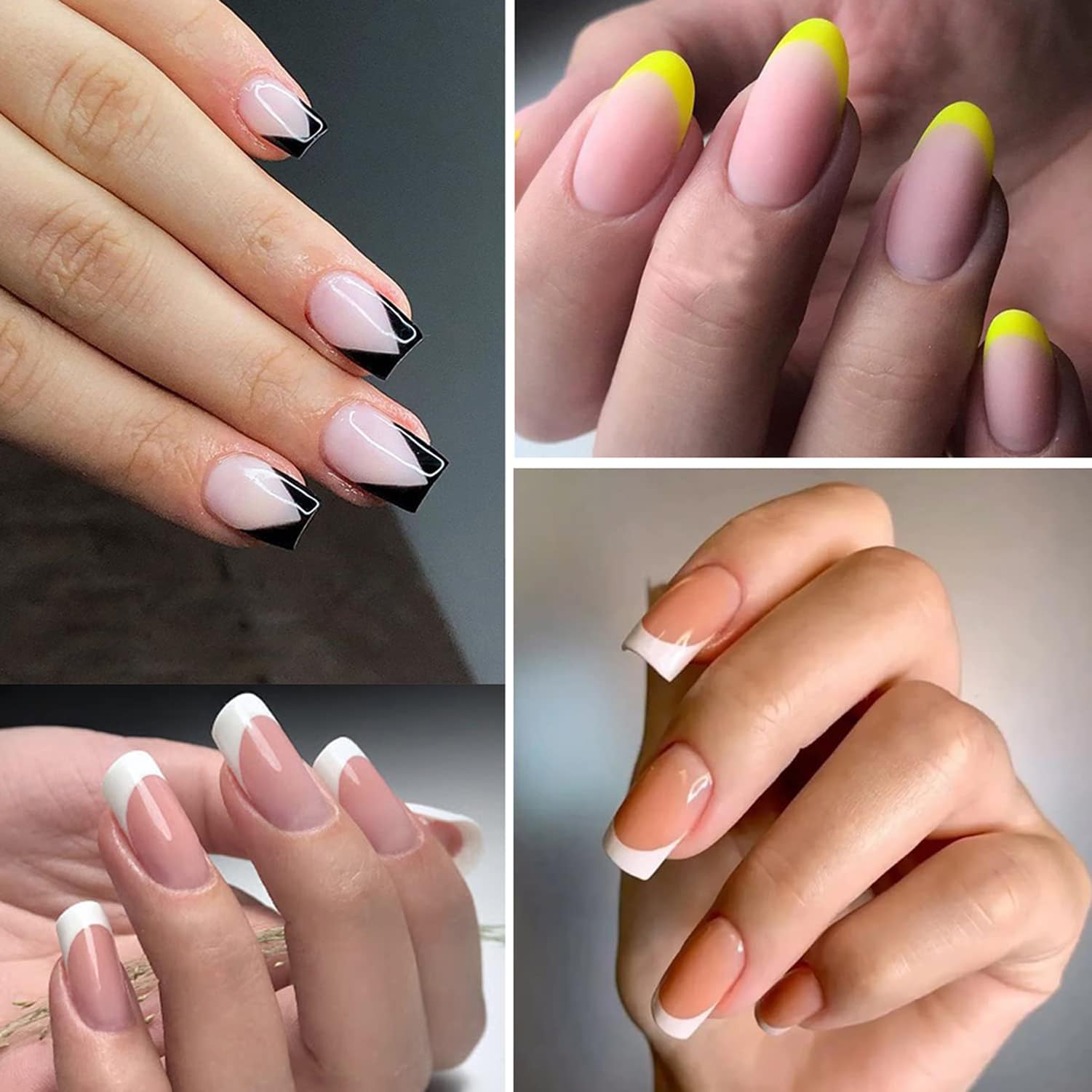 Using vonrui silicone nail stamper for french tip manicure