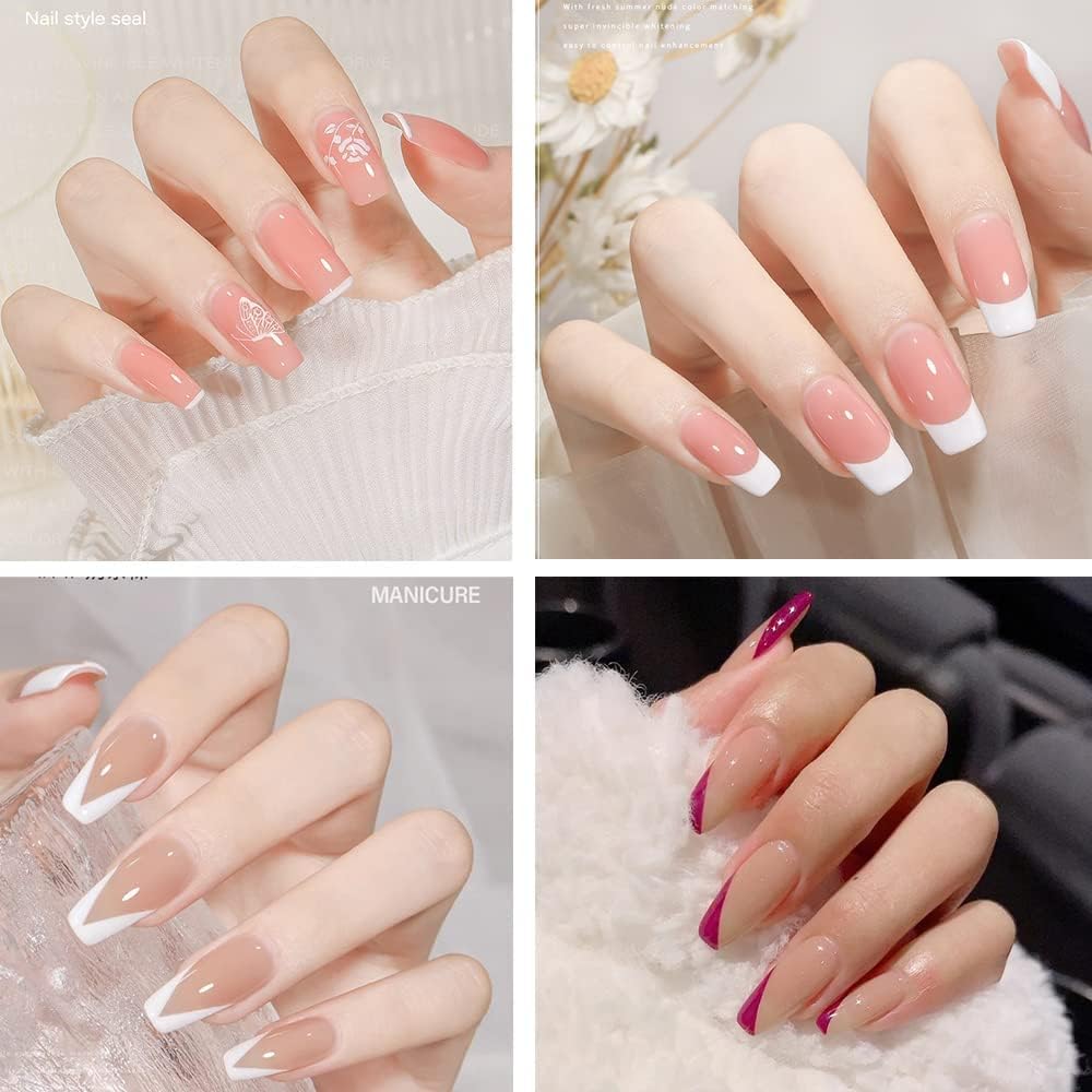 2 piece French tip nail stamper set for perfect manicures