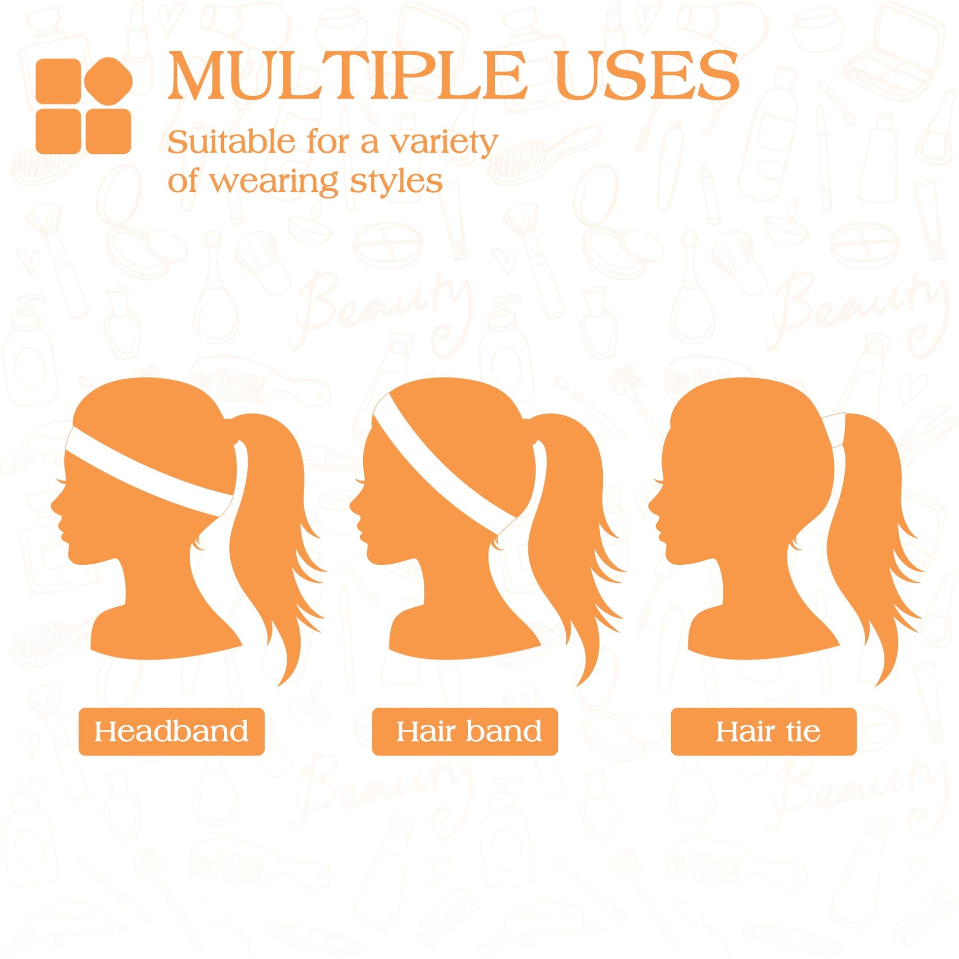 DiyJibb hair bands for daily use and makeup