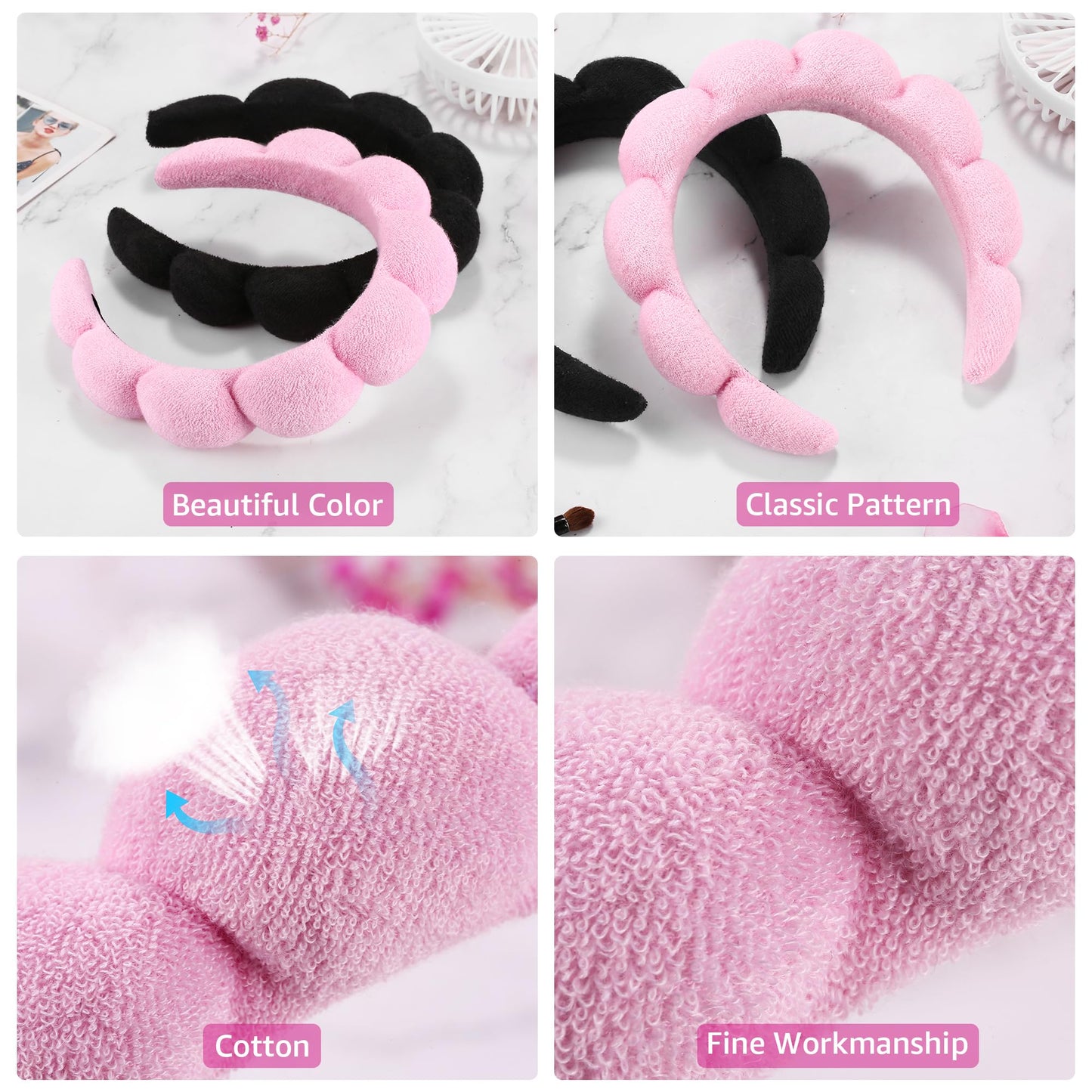 Miss Lirenn set of 2 headbands for hair management