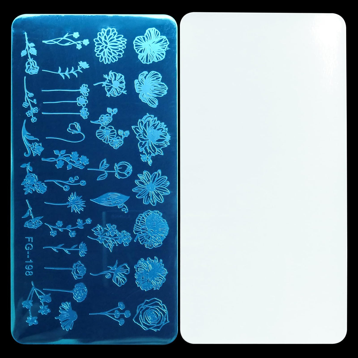 AddFavor nail stamping kit components arranged on table