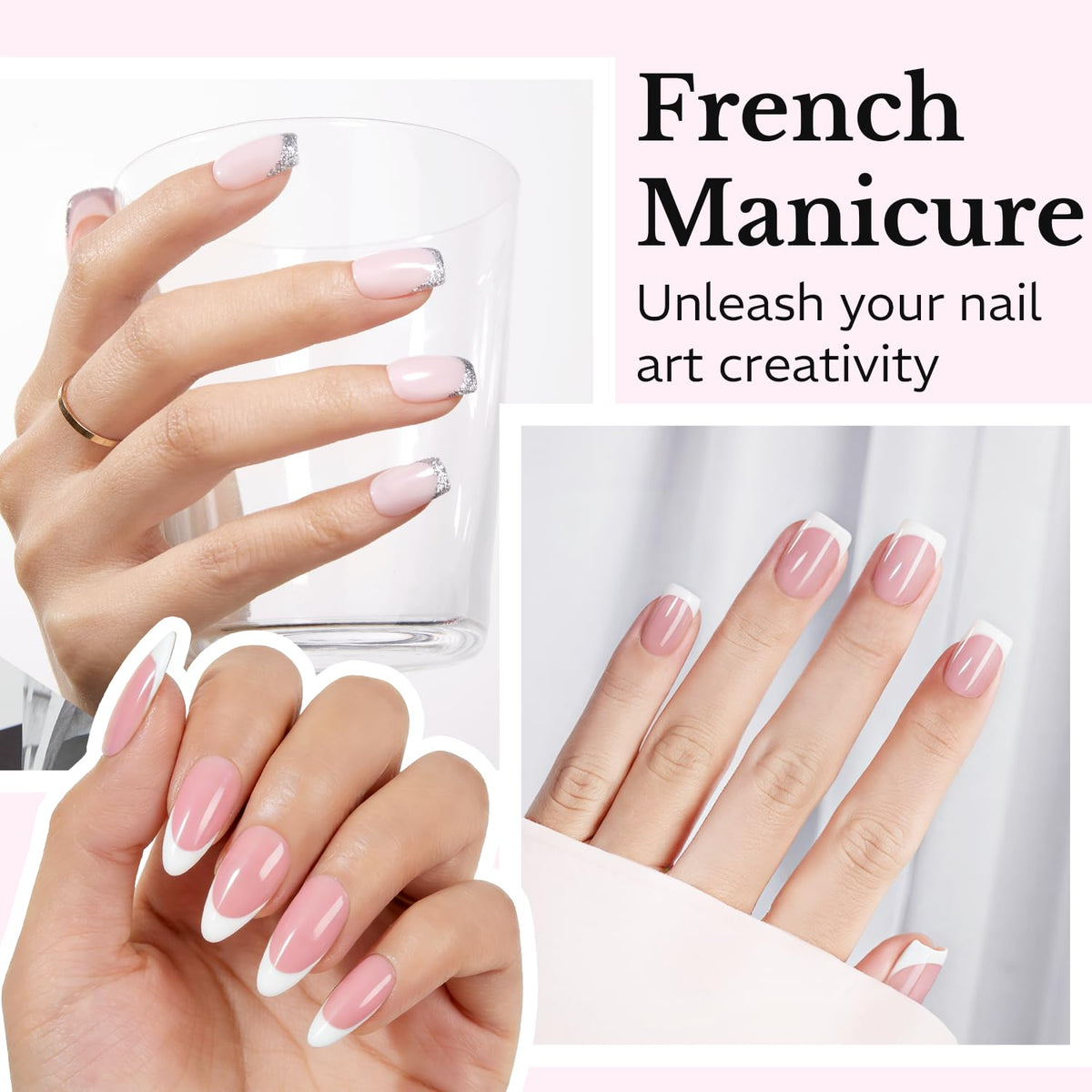 Azurebeauty nail art toolset arranged to show all components including scraper.