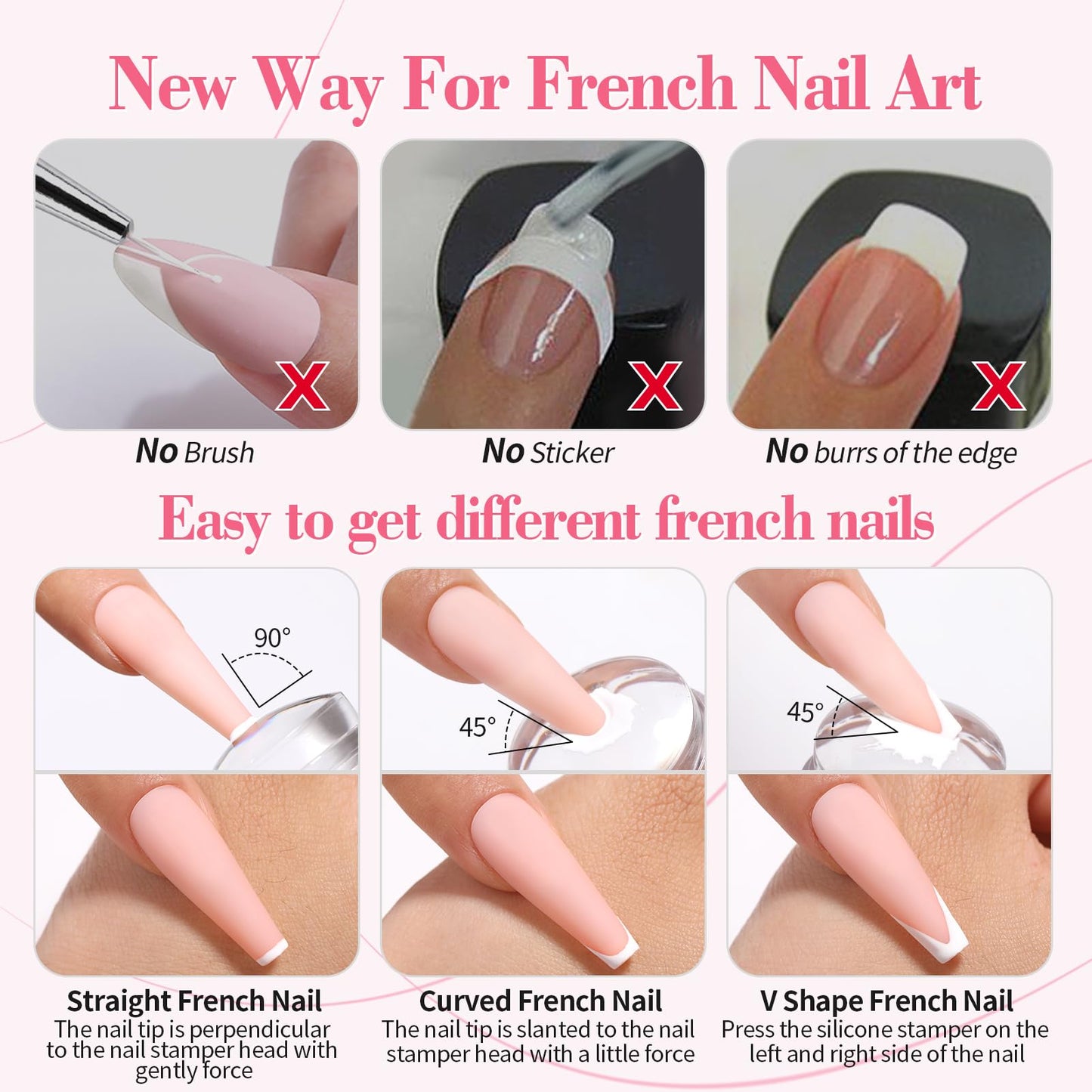 Born Pretty French manicure kit packaging front view
