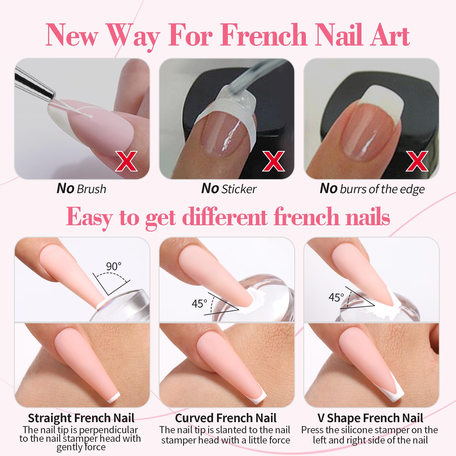 Born Pretty French manicure kit packaging front view