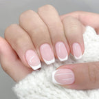 Step by step French tip application using Born Pretty stamper
