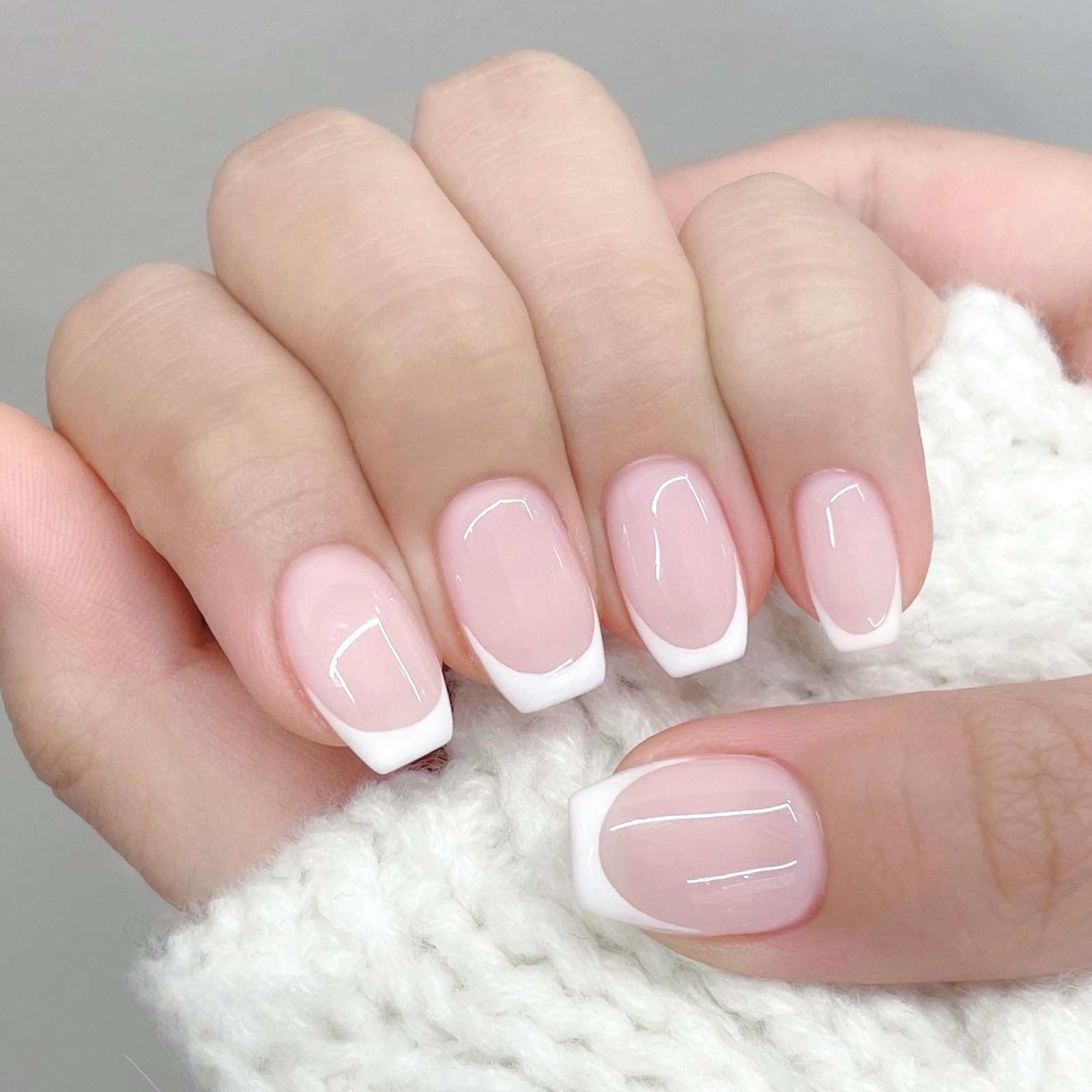 Step by step French tip application using Born Pretty stamper