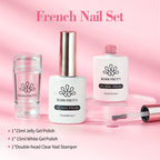 Contents of Born Pretty French manicure nail art set
