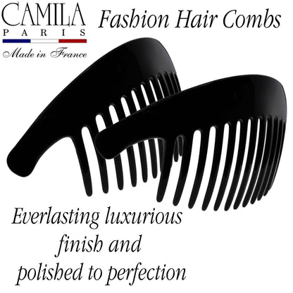 Camila Paris luxury cellulose acetate hair clips