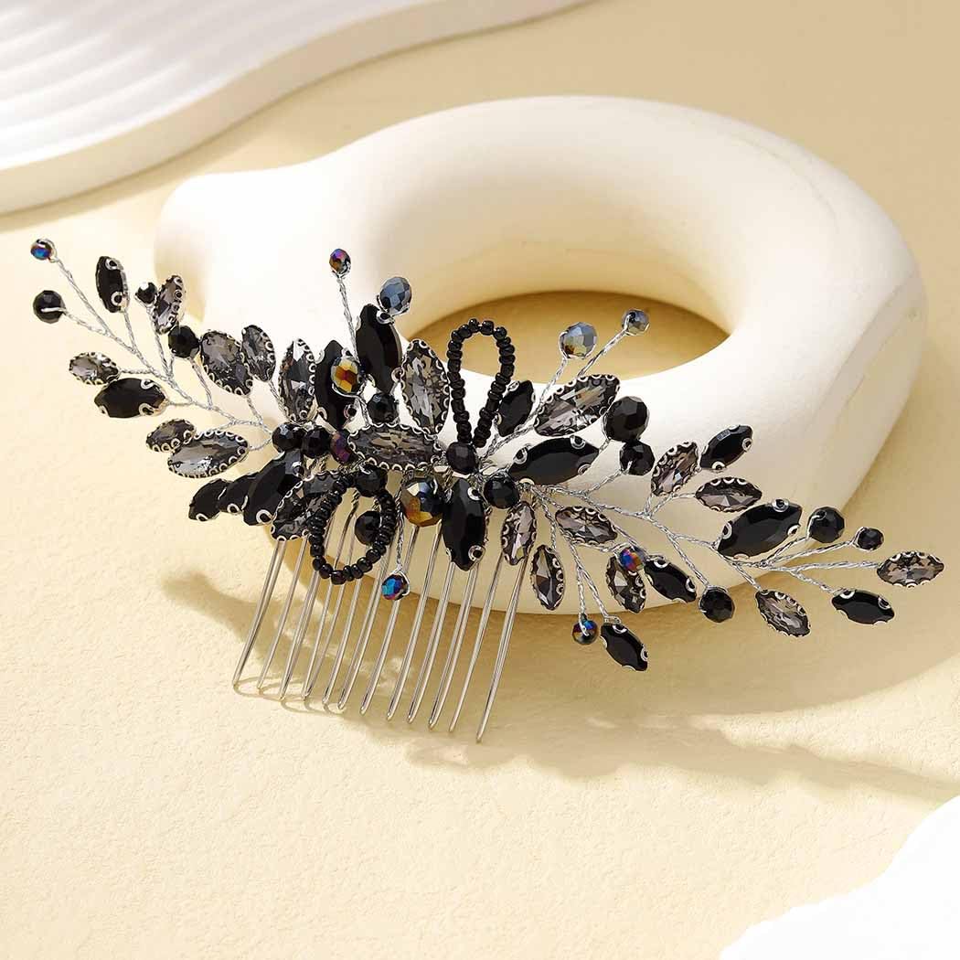 Unicra bridal headpiece displayed on a mannequin for hair styling