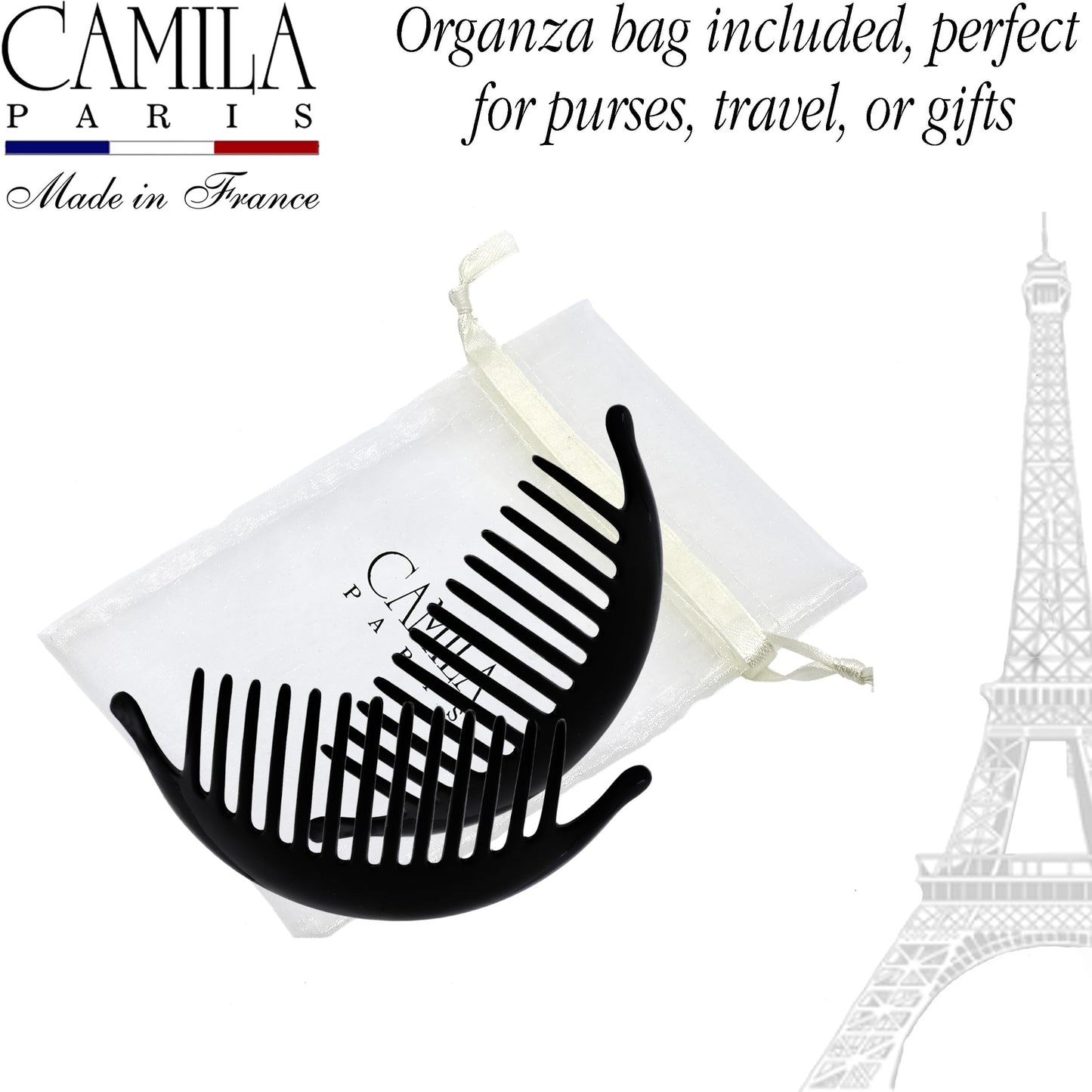 Authentic French made hair side combs for updos