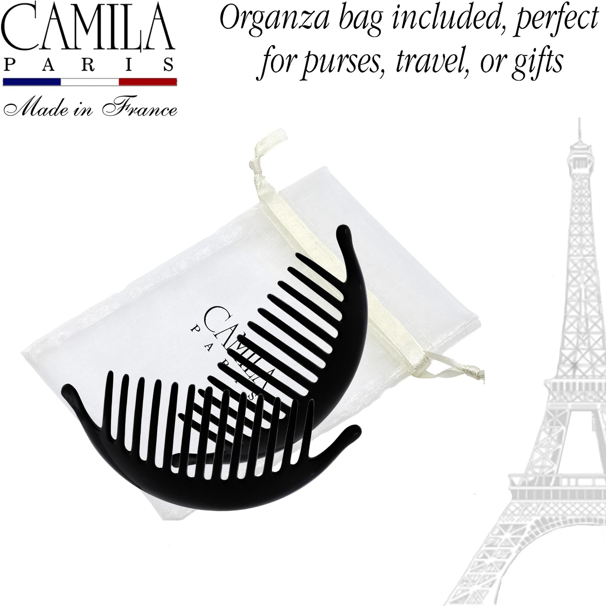 Authentic French made hair side combs for updos