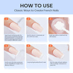 Precision nail design tool for home manicures