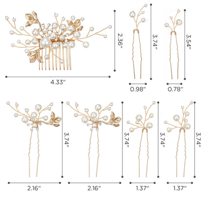 Flexible copper wire construction on SWEETV elegant bridal headpieces