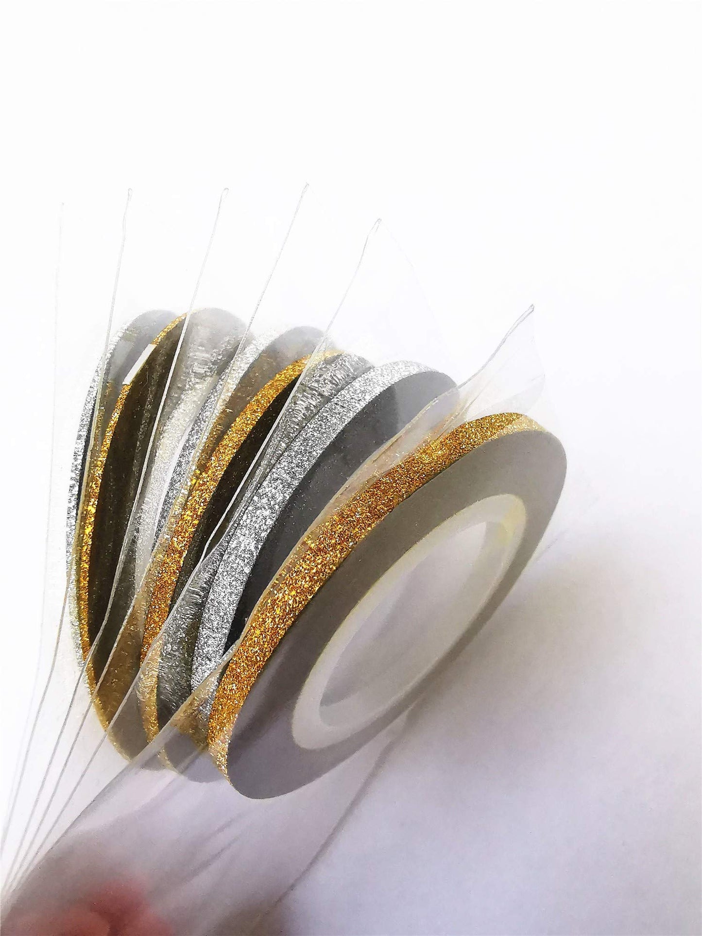 Assorted widths of Yinikiz nail striping tape for patterns