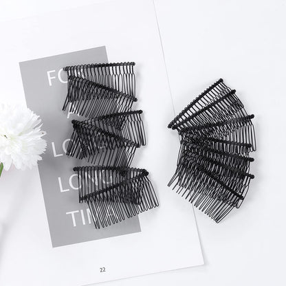 Cinaci DIY blank bridal hair clips for wedding veil attachment and custom crafting