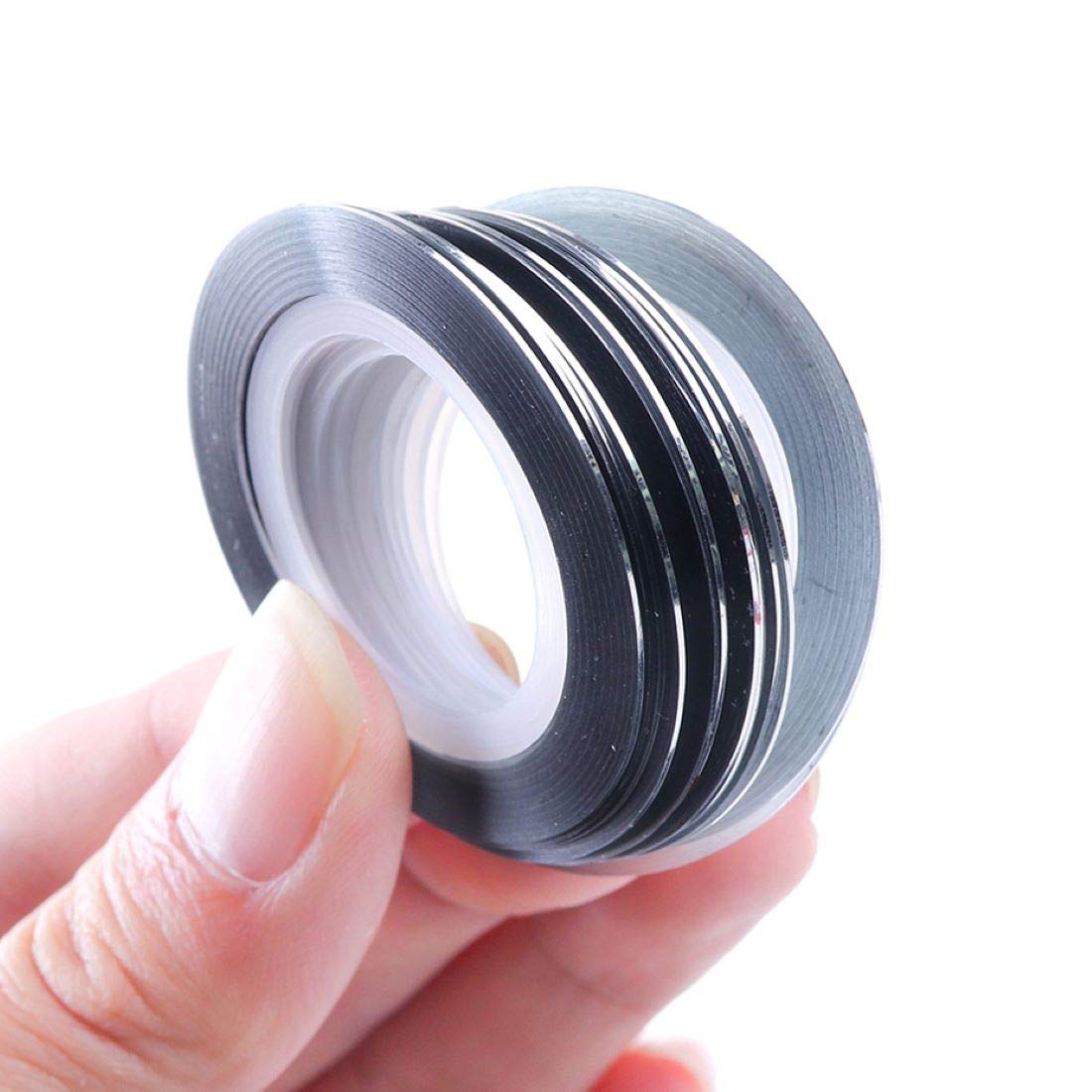 Jiahao nail decoration stickers in gold and silver colors