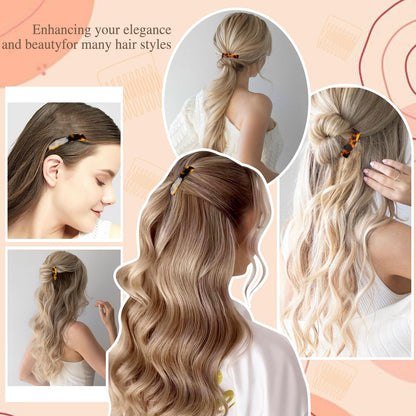 Premium imported hair side comb slides used for creating secure wedding updo buns