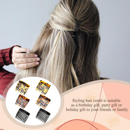 Durable plastic hair side parting clips pack for active daily routines styling