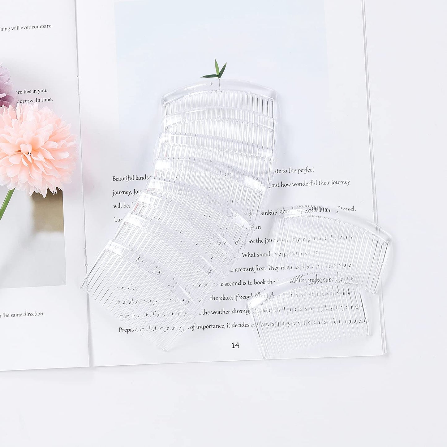 Cinaci DIY hair accessories base combs for wedding headpieces
