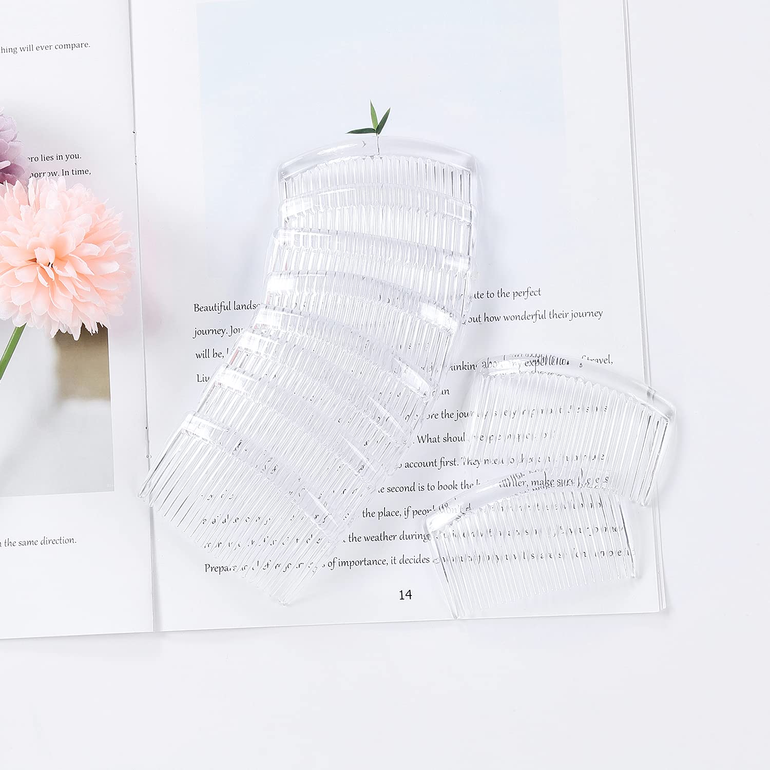 Cinaci DIY hair accessories base combs for wedding headpieces