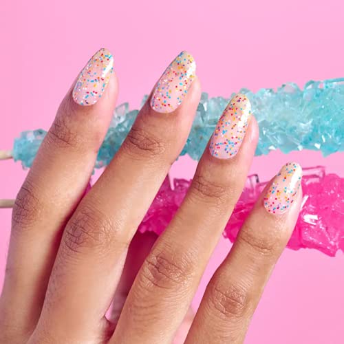 Application demonstration of Color Street Sugar High nail strips