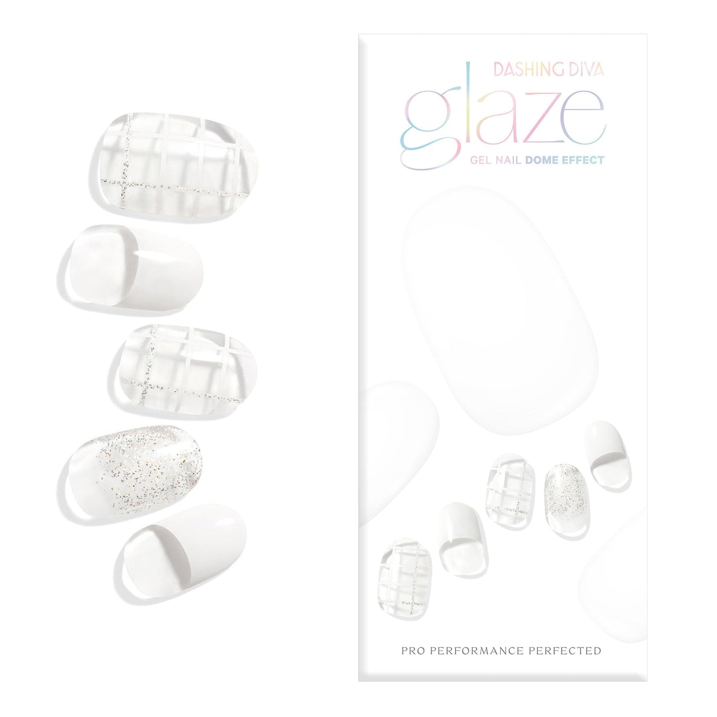 Dashing Diva Glaze Delight nail strips packaging details
