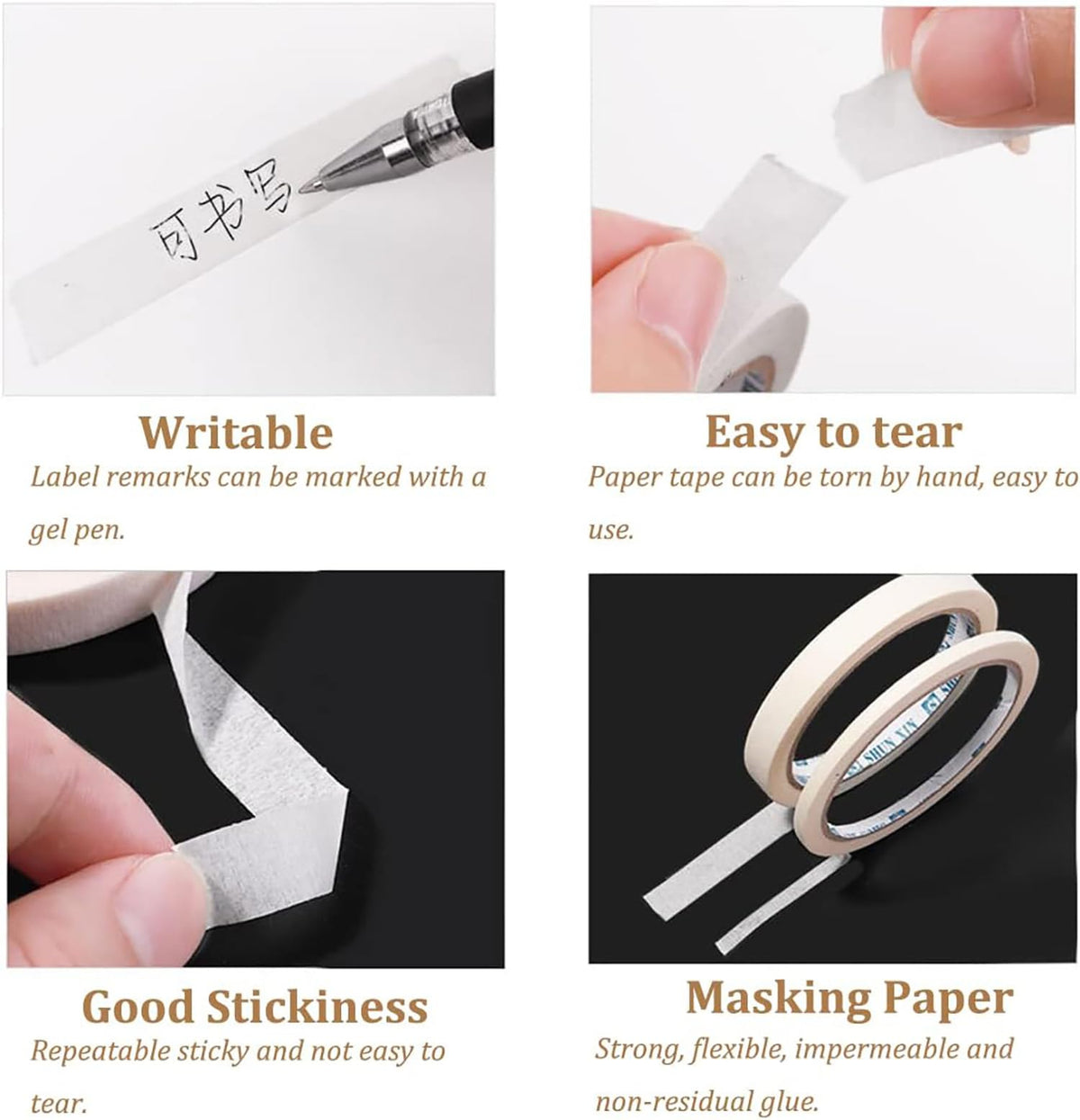 Mioblet Molilon nail tape rolls side angle view