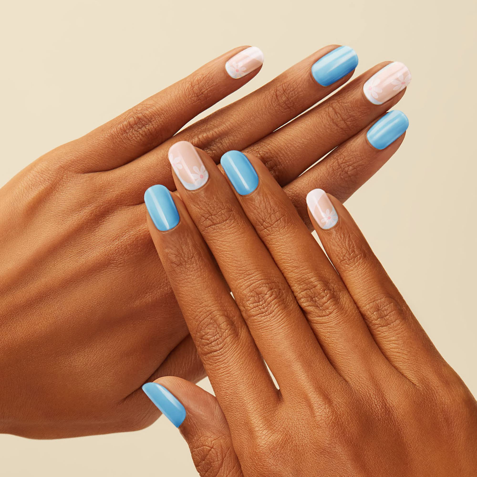 Dashing Diva Glaze semi-cured gel strips application process
