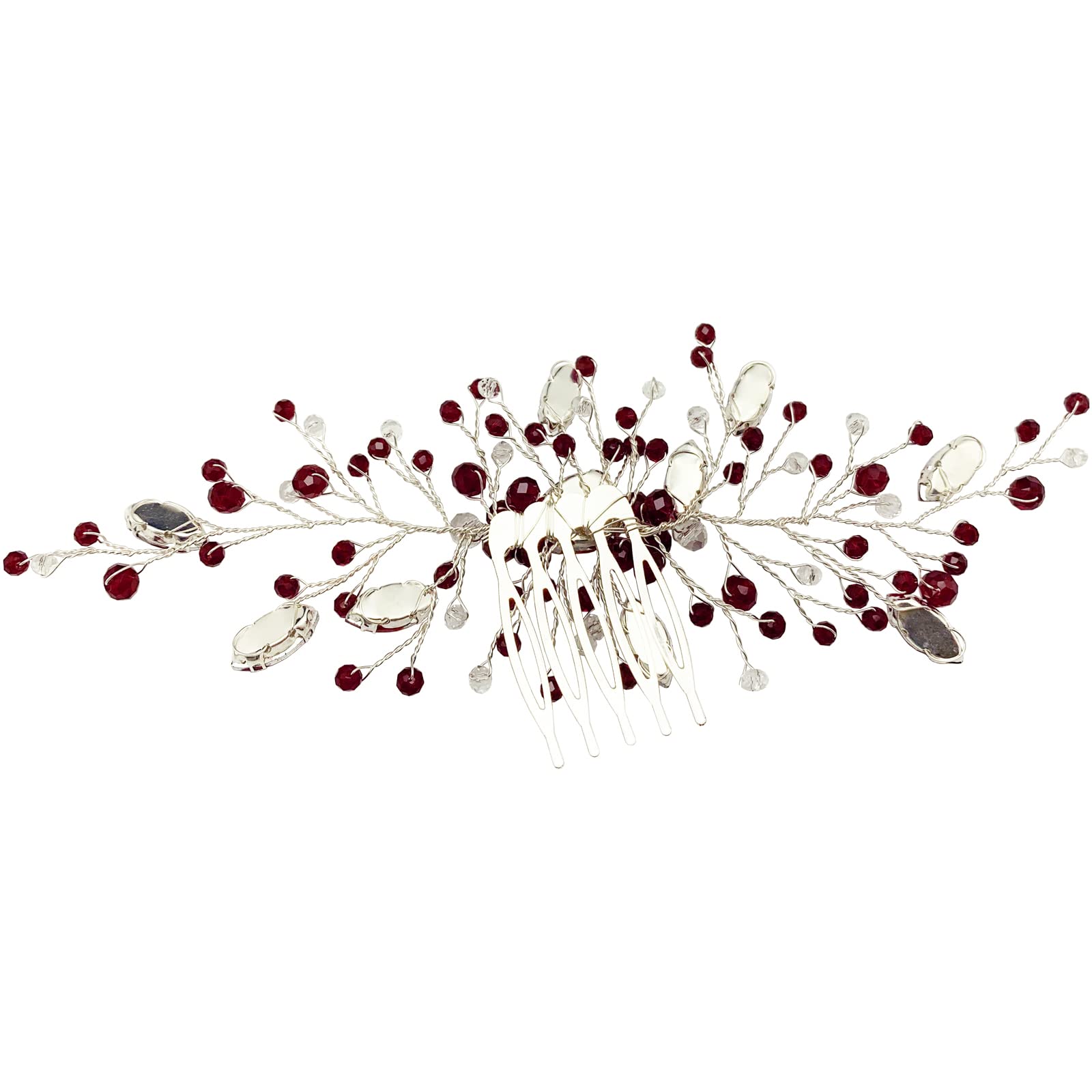 BETITETO bridal hair comb accessory showcasing the full seventeen centimeter length