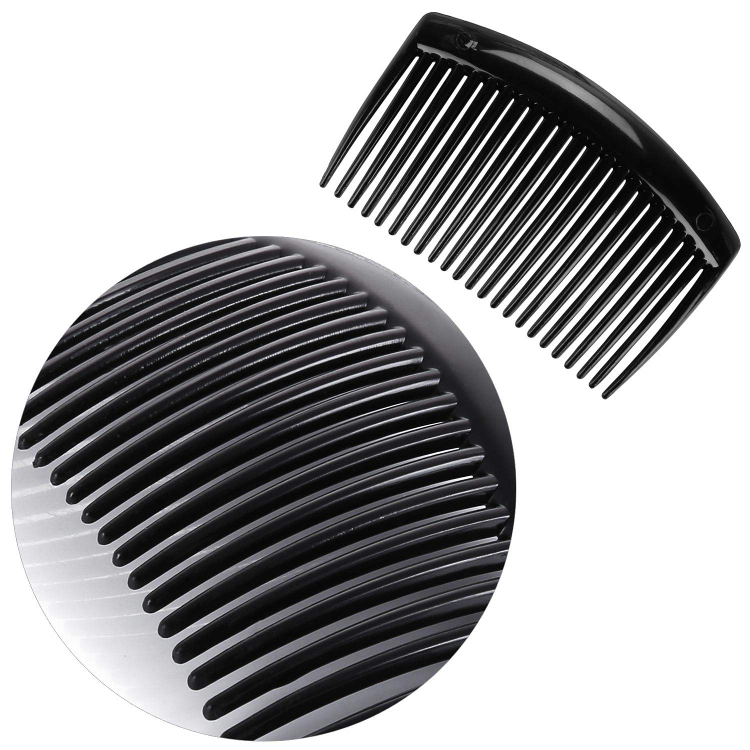Side view of BTYMS hair comb showing 23 teeth structure