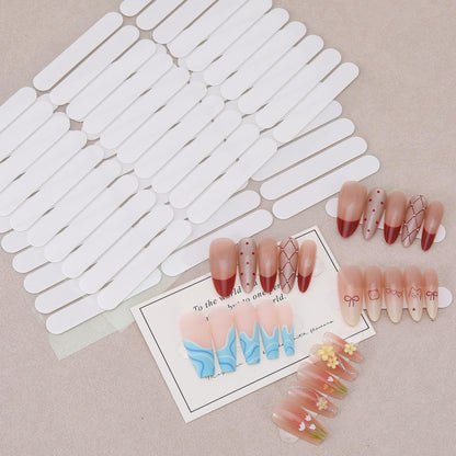 Winsyison professional salon accessories pack containing clear dual sided nail adhesive sheets