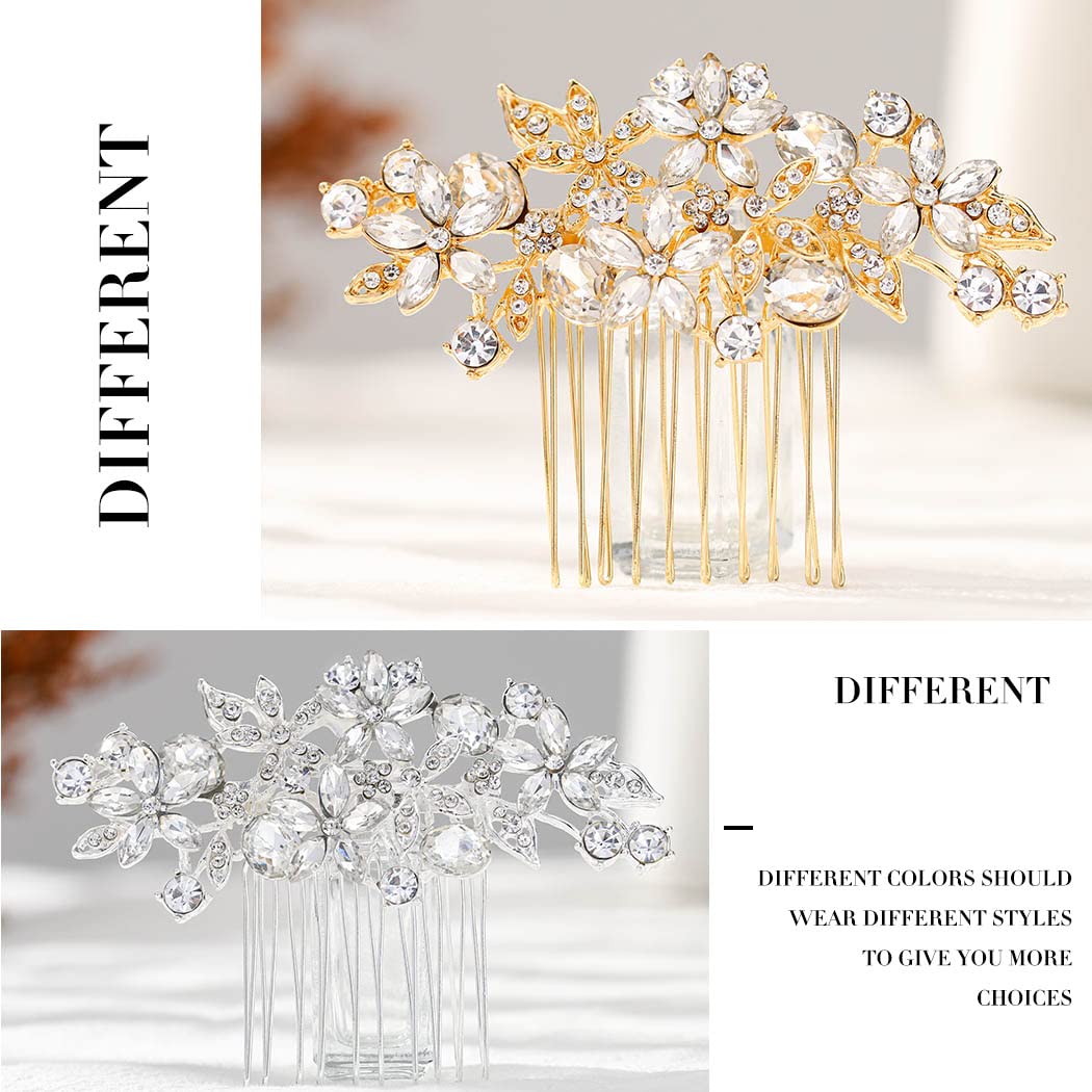 Foyte bridal silver headpiece showing the intricate alloy wire leaf arrangement