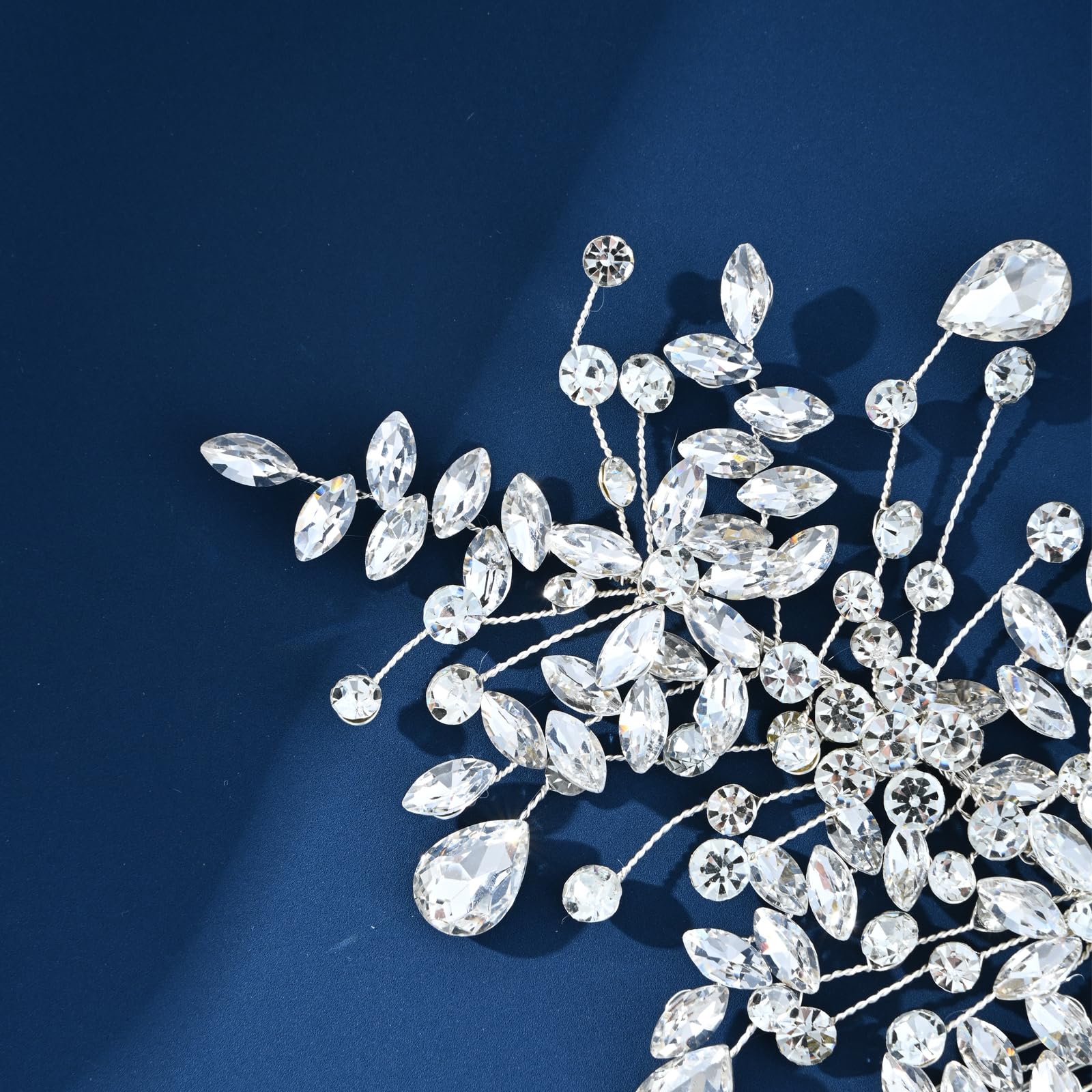 GAODESI luxury imported silver hair jewelry packaging and product dimension details