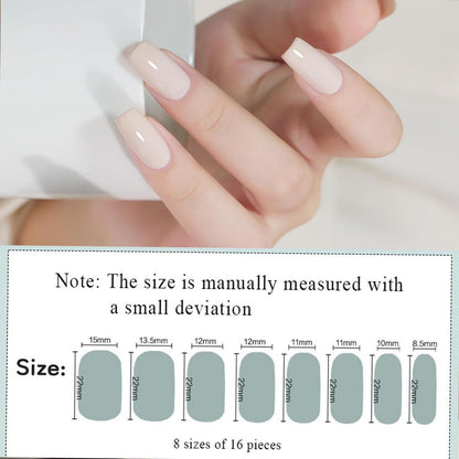Step by step demonstration of applying waterproof pink nail wraps using a wooden stick