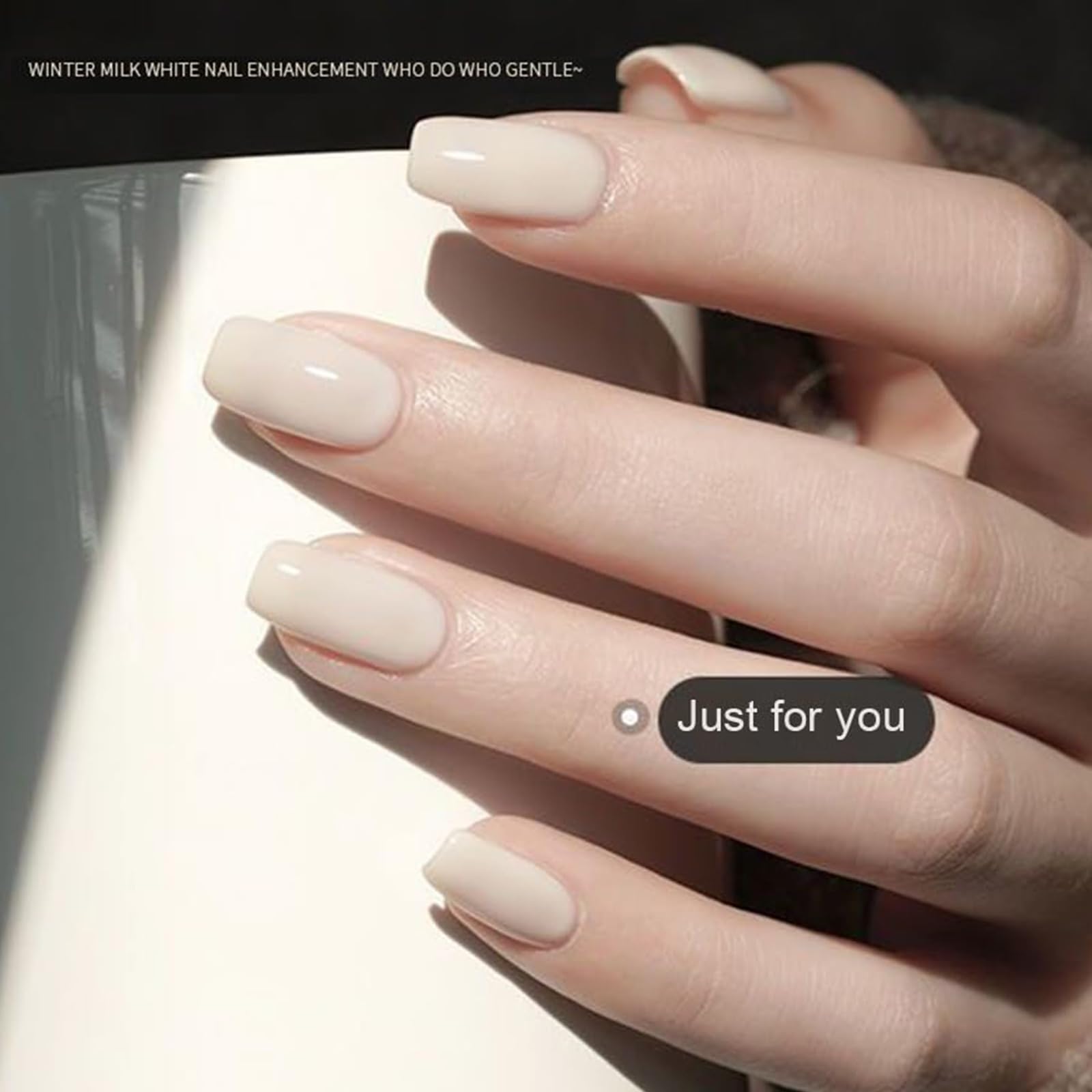 Varying sizes of Namora pink nail art stickers showing flexible real gel texture