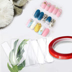Complete Cosbay transparent nail display stand set with accessories