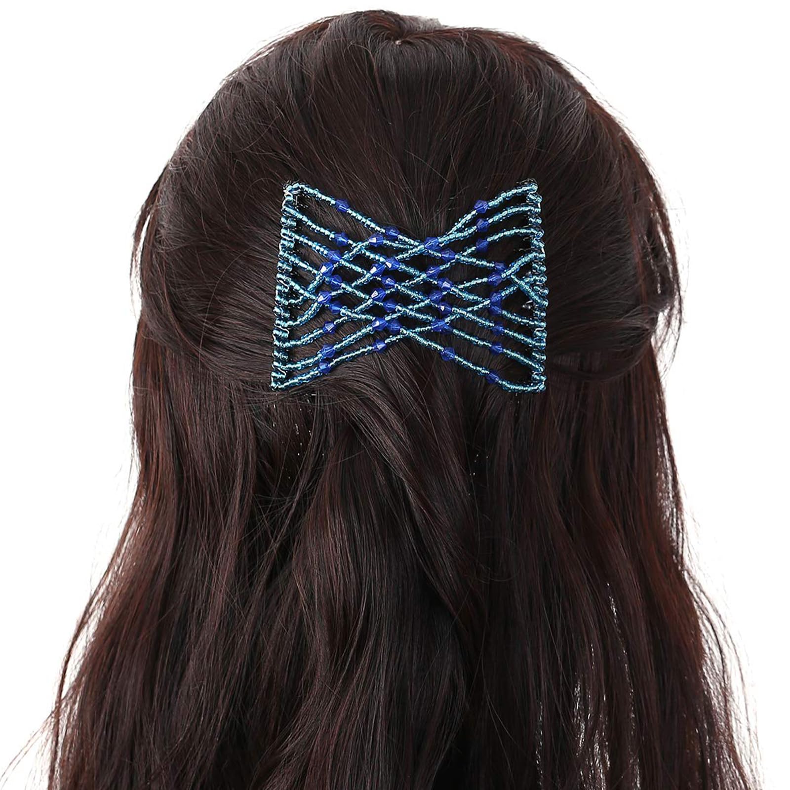 Vintage bun maker hair clip set in five different wire color variations.