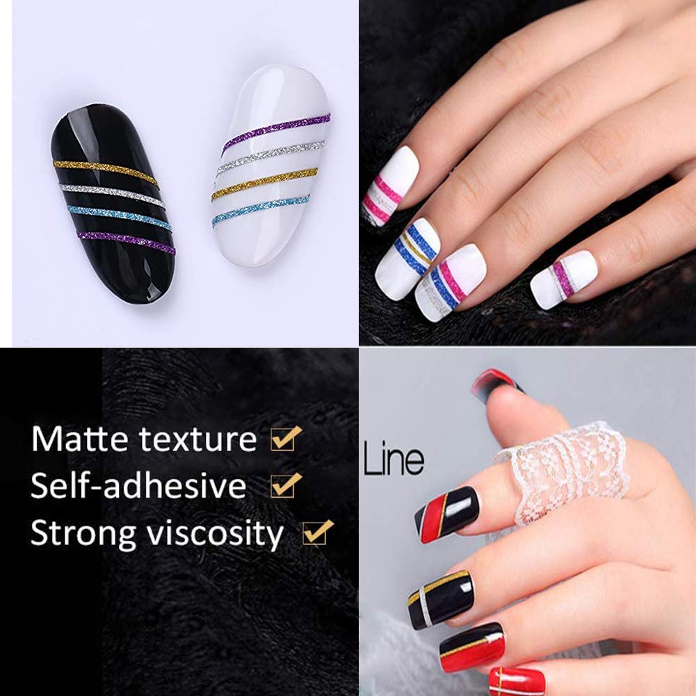 Beuniar nail tape roller dispenser tools for precise application