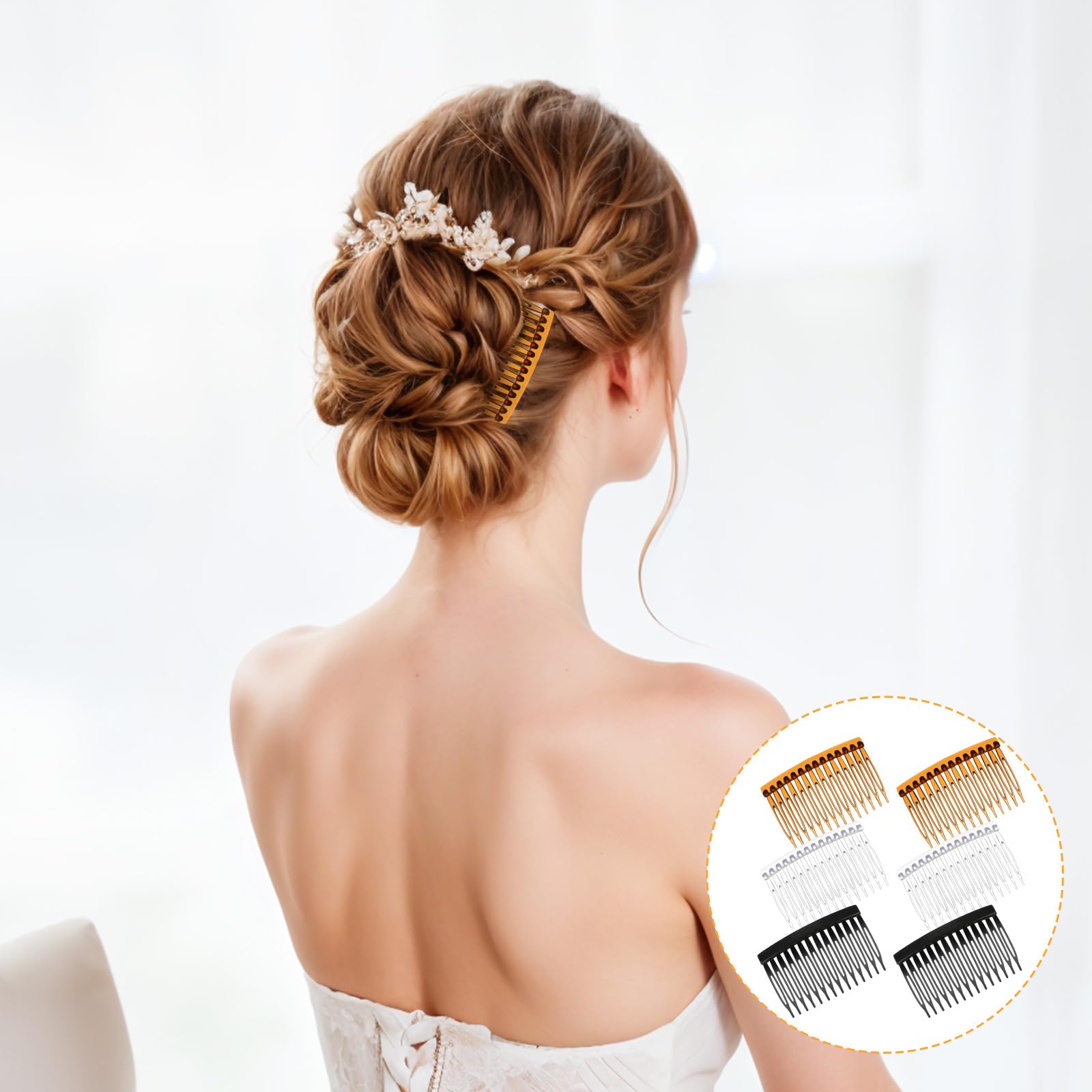 Two and three quarter inch French side combs demonstrating flexibility and smooth finish