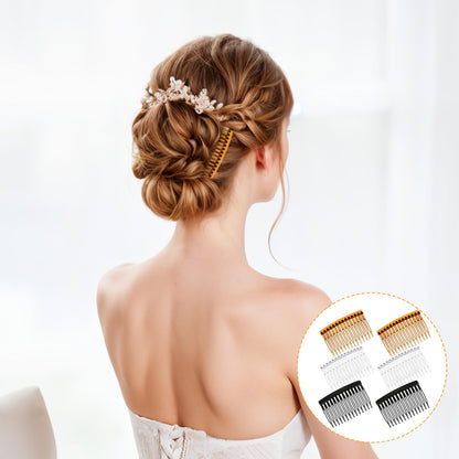 Two and three quarter inch French side combs demonstrating flexibility and smooth finish