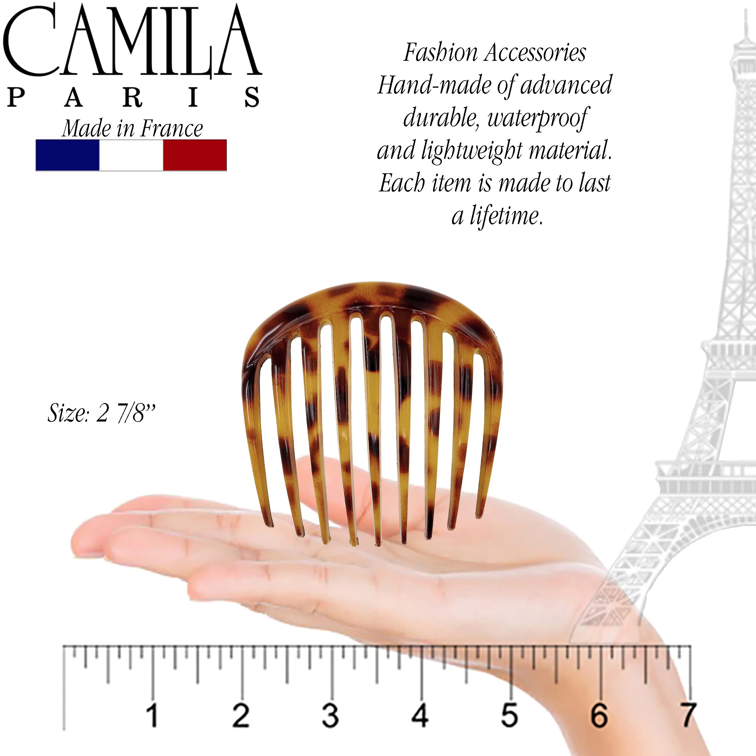 Tokyo tortoise shell side comb for French twist