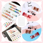 Complete set of double-sided nail art tape with packaging