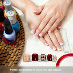 Complete set of Xlehoely nail display stands and mounting tape